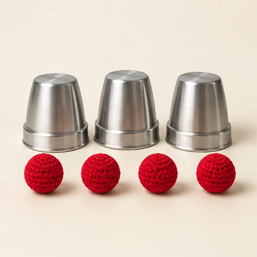 Practice cups and balls