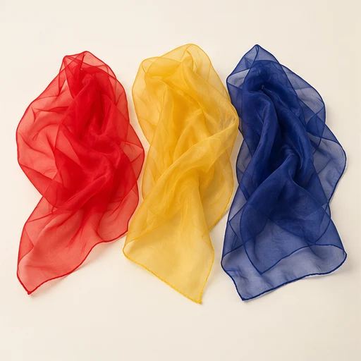 Light practice scarves